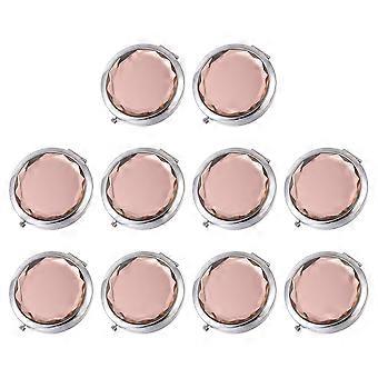 Compact Mirror Portable Makeup Mirror for Travel 20Pcs Set in Rose Gold