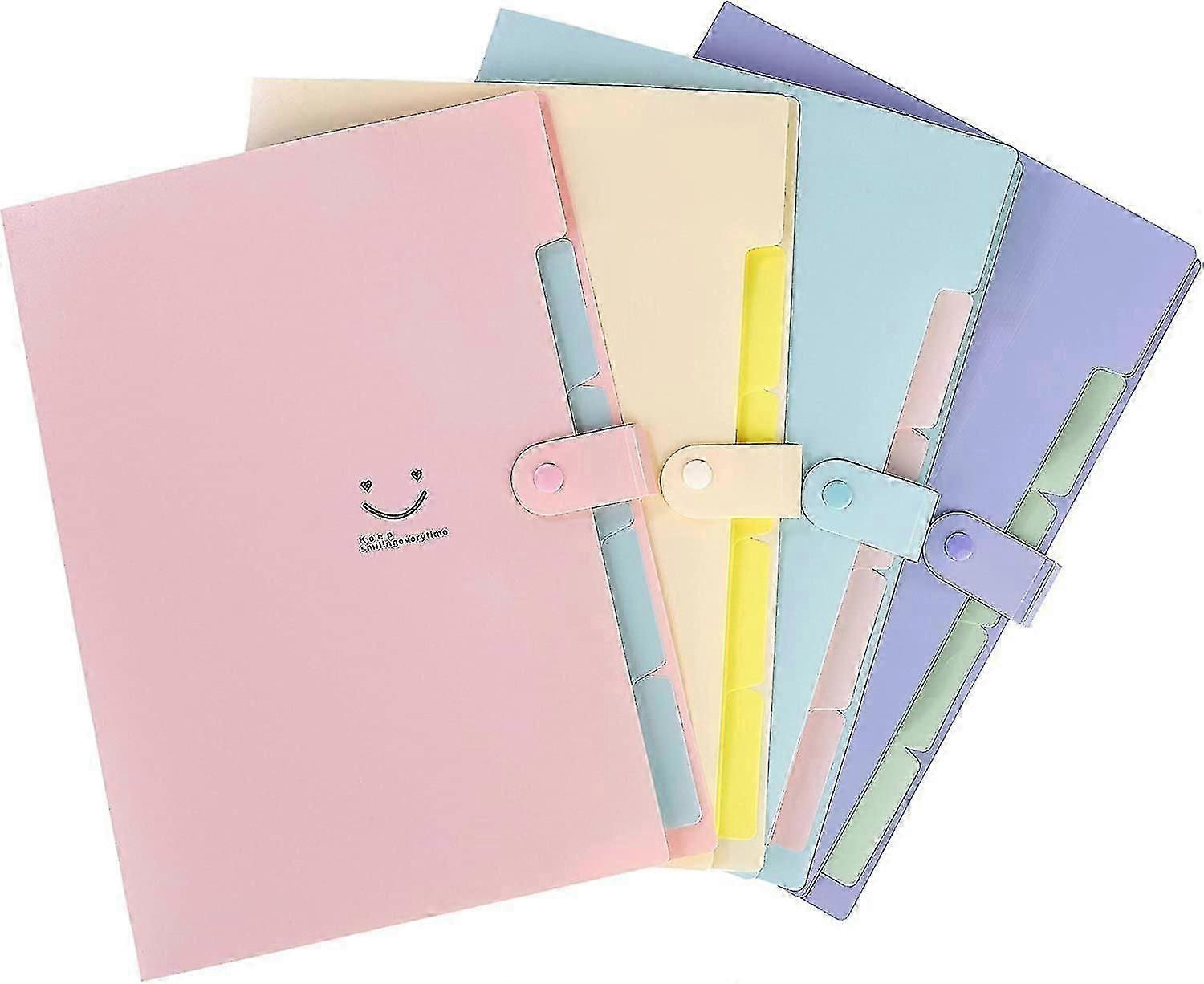 Document Folder A4 Compartment Folder Organizer File Organizer With Lock Button Organizer Folder