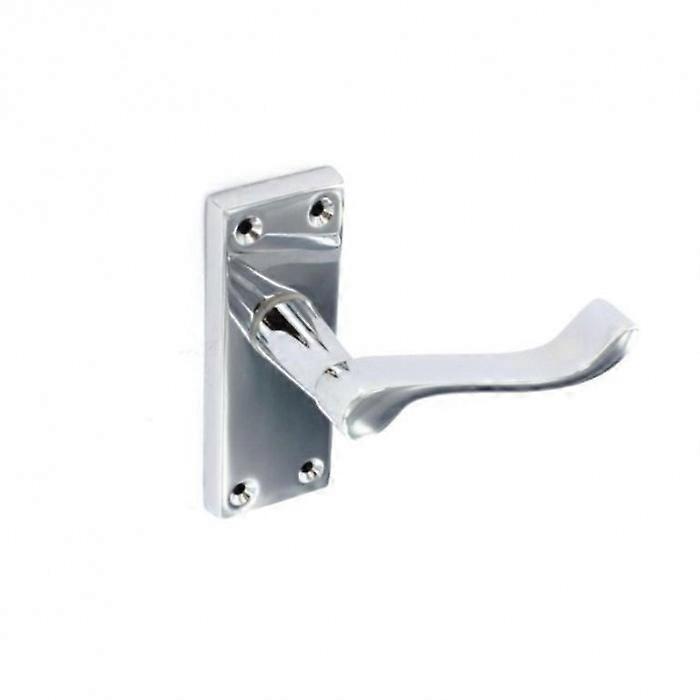 Securit Scroll Chrome Latch Handles (Pack of 2)