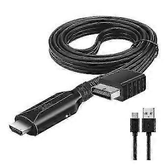 HDMI Audio Video Converter, Plug and Play, 1080p Output, 1 Meter Cable, Compatible with PS2