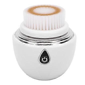 Electric Facial Cleansing Brush with Vibration Water Proof Portable Rechargeable Facial Cleaning Tool White