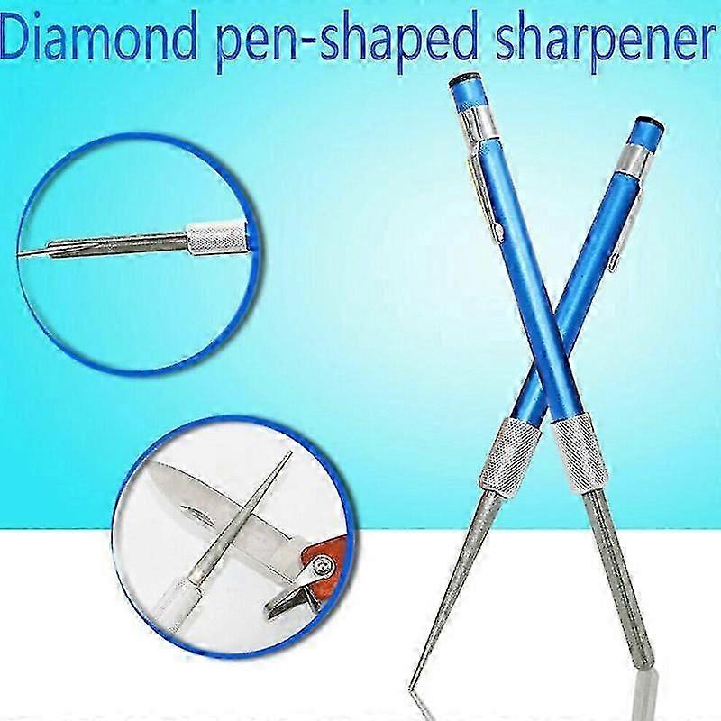 Diamond Retractable Sharpener Multifunction Double-headed Portable Pen Knives Sharpener