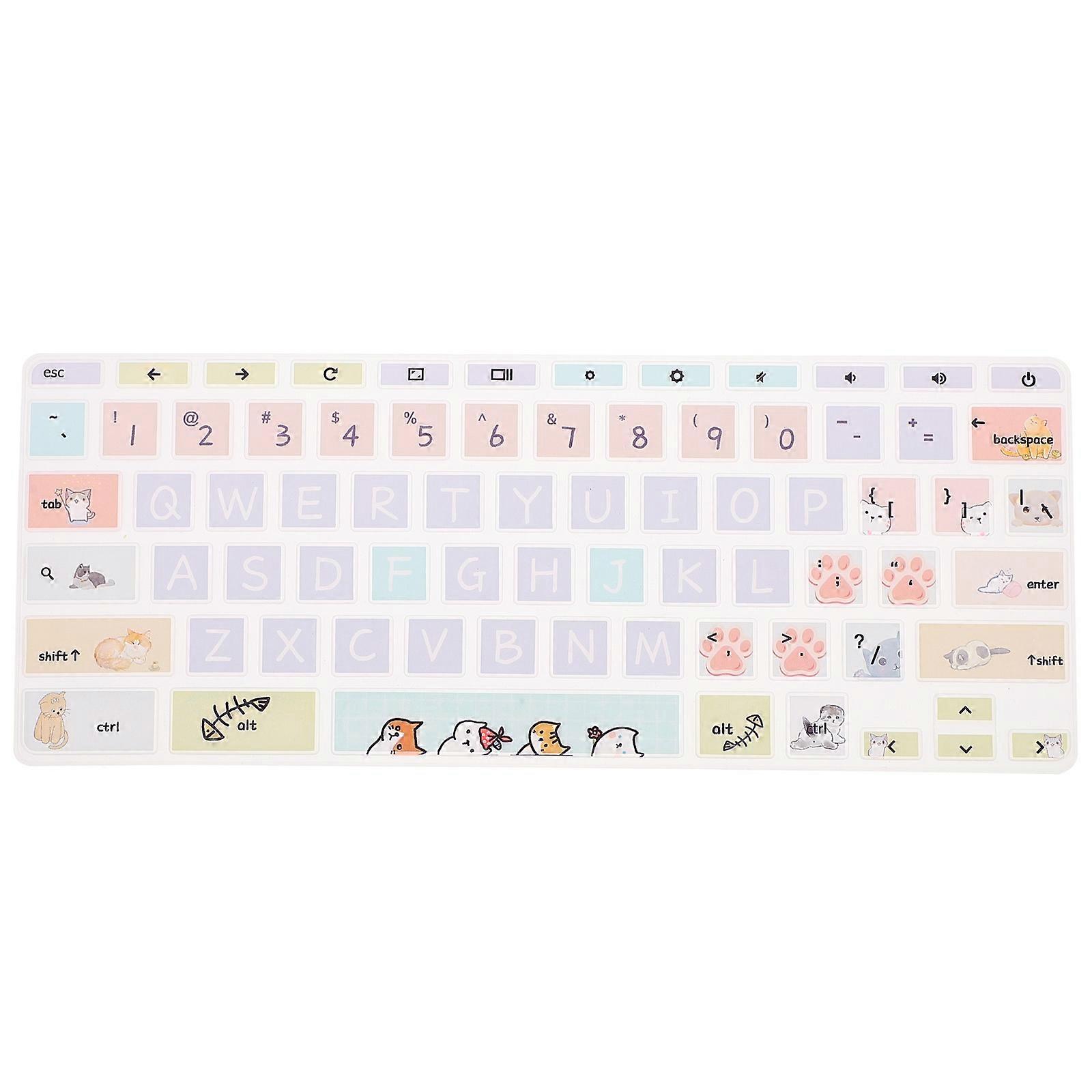 Silicone Keyboard Protector for Protection Compatible 11.6 Pink
