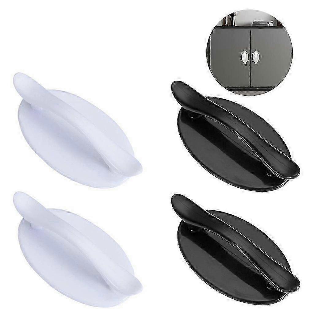 4-Pack Self-Stick Arc Cabinet Handles