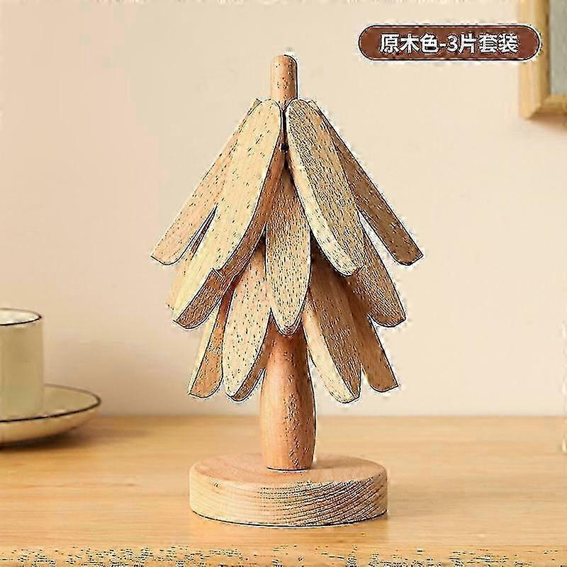 Hot Dish Coaster with Tree-shaped innovative Tree Shape Trivet Set compatible with Elegant Table Setting