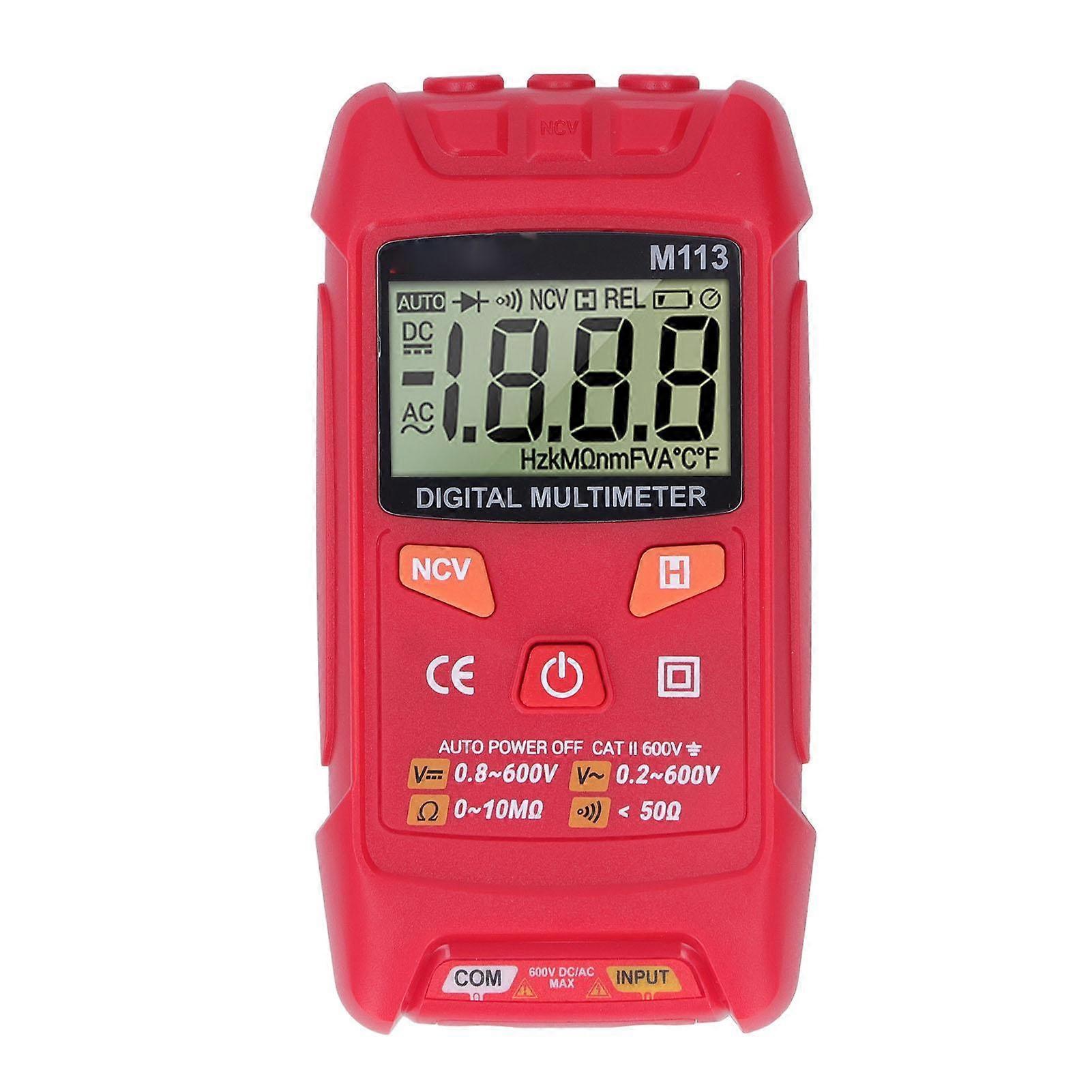 Digital Multimeter Auto Ranging High Accuracy Anti Burning Portable Electrical Tester with NCV Function