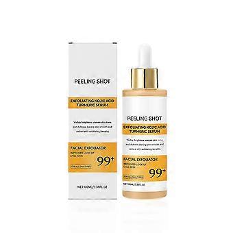 2pcs Kojic Acid & Turmeric Face Essence for Nourishing, Dead Skin Removal and Brightening, Suitable for All Skin Types