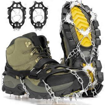 24 Spike Crampons for Shoes,Anti Slip Ice Cleats for Shoes and Boots