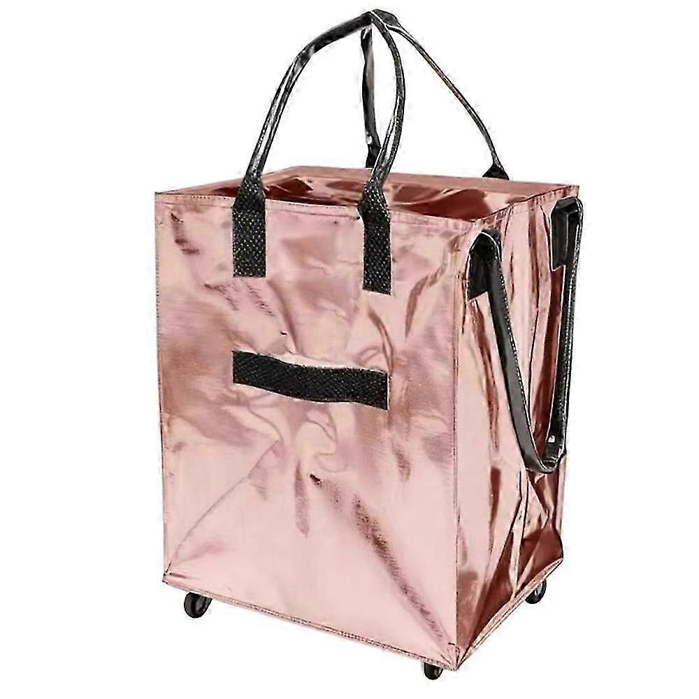 Portable Foldable Wheeled Shopping Bag