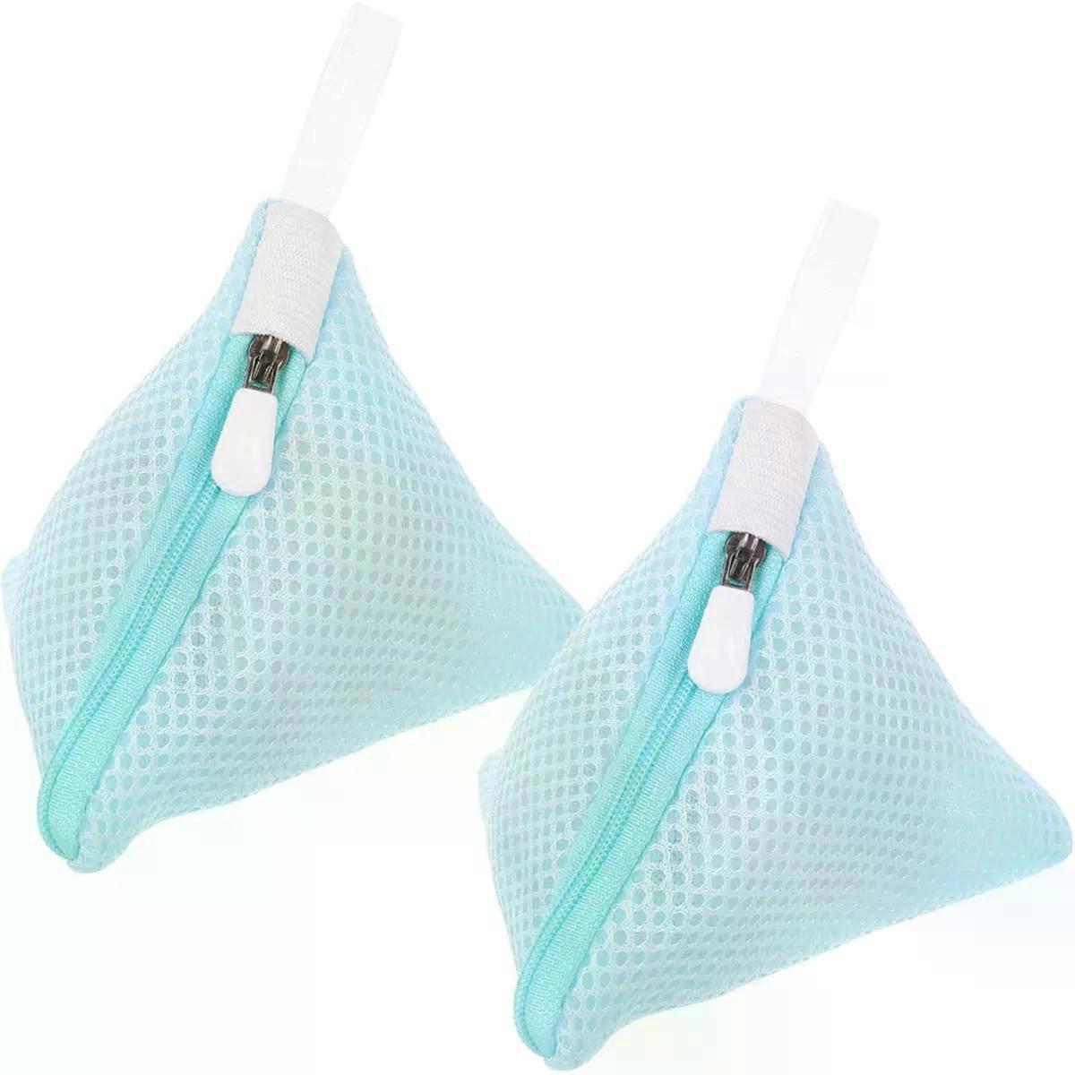 Machine Bags 2pcs Polyester Mesh Laundry Bags for Delicates