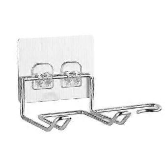 R10 2 Pcs Adhesive Hair Dryer Holder, Adhesive Hair Dryer Holder Wall Mounted Hair Dryer Holder Wall Mou