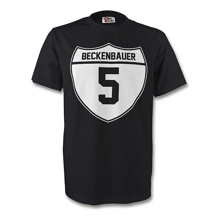 Franz Beckenbauer Germany Crest Tee (black)