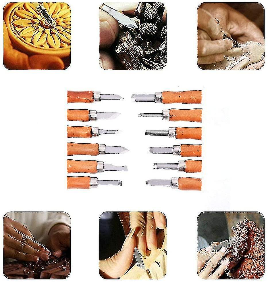 Carving Tools Engraving Tools Carving Chisel 12 Pcs