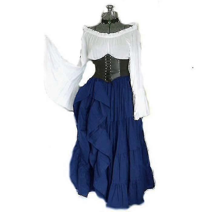 Maskeli Balo Viktorya Gotik Kraliçe Abiye Elbisesi Ortaçağ Rönesansı Elf Prenses Ta Party Kadın Dans Retro Kostüm-1_y