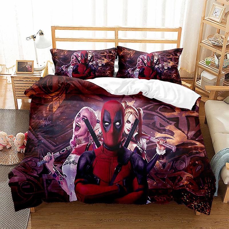 Two Or Three Piece Set Spider Man Superhero Series Duvet Cover Bedding Set Birthday Christmas Gift A05