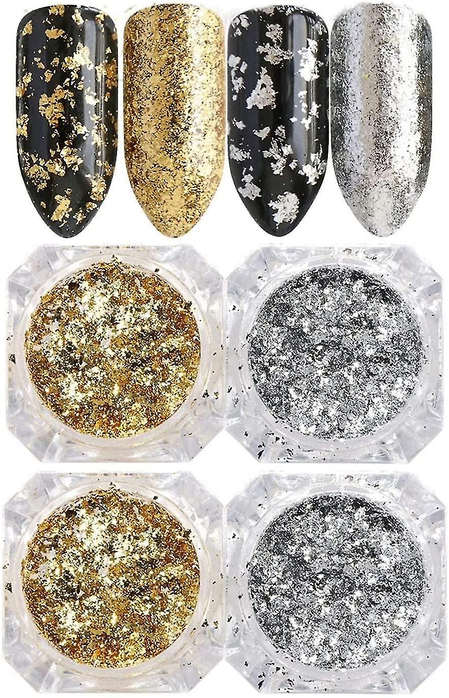 Foil Holographic Glitter Kit Art Silver Glitter Fs S Sequins L