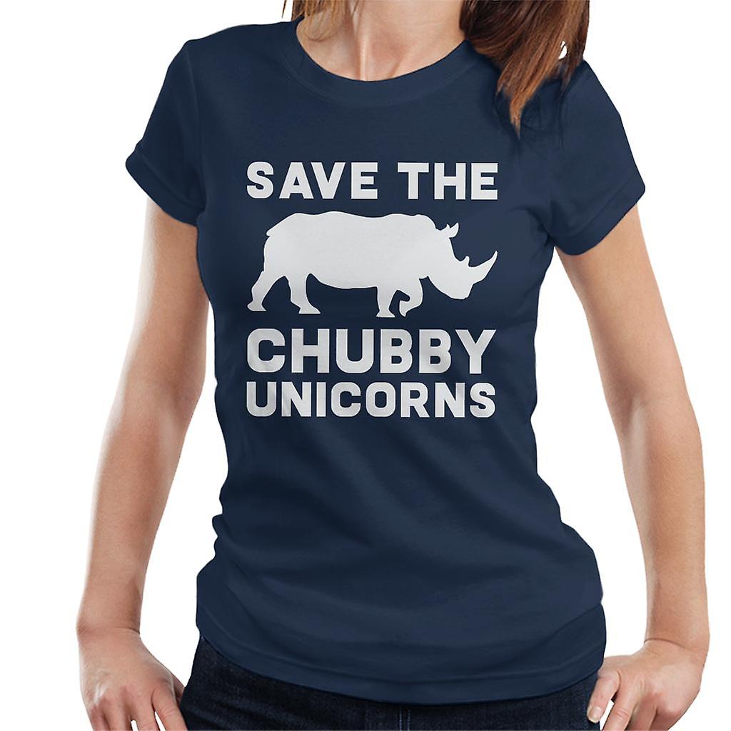 Zachraň Chubby unicorns, ženský ' s tričko