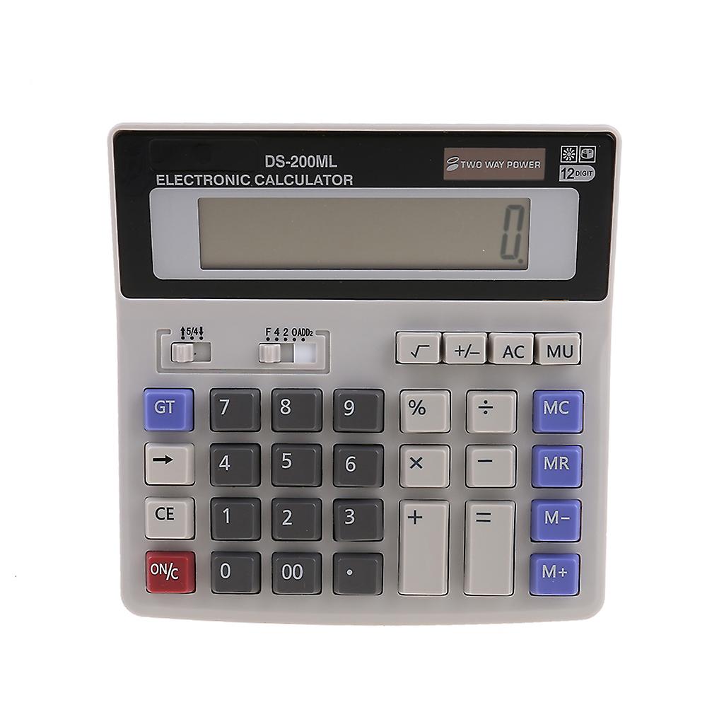 Standard Function Scientific Electronics Desktop Calculators, Dual Power, Big Bu