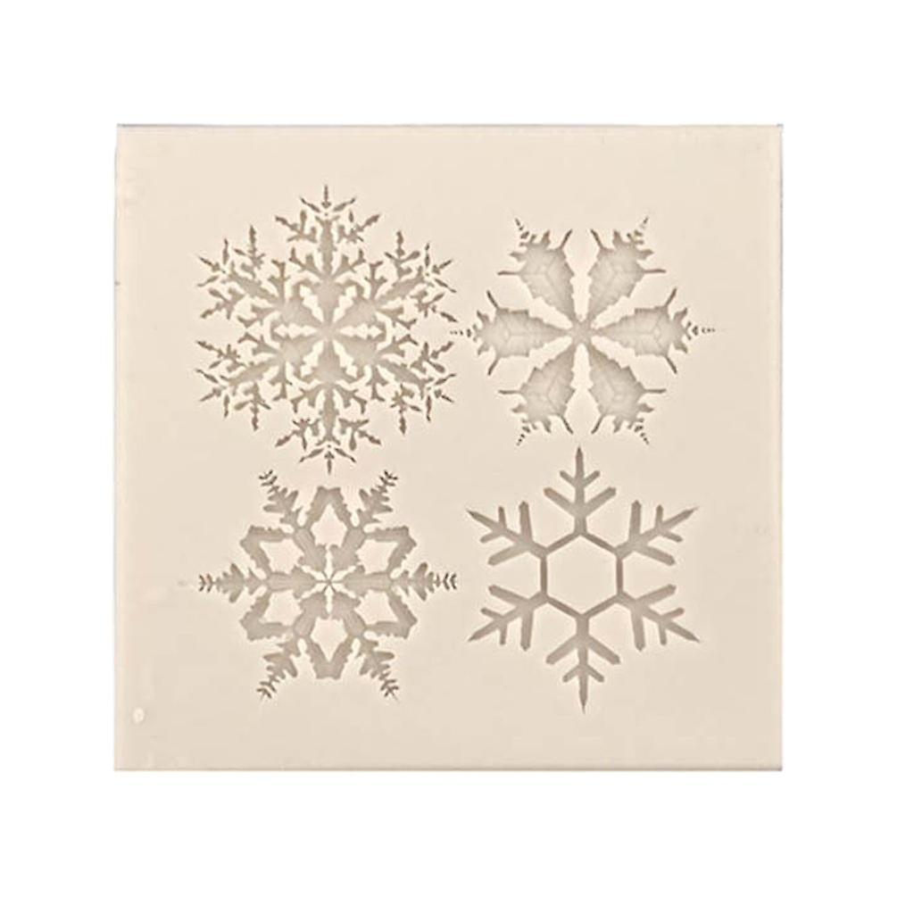 1 Set Schneeflockenform DIY Formform Fondant Formformen Dekore Werkzeuge
