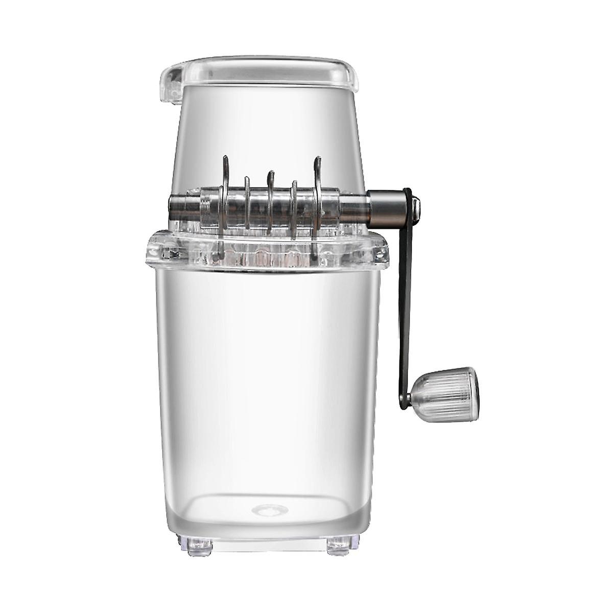 Ice Crusher Manual Ice Crusher Machine1.25L Ice Grinder Drinks Chopper,Household Necessities,Summer