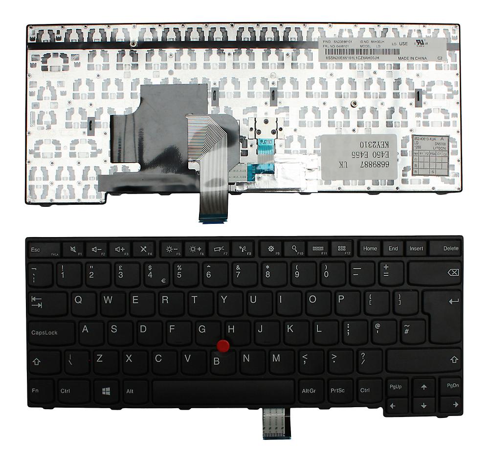 Lenovo SN20E66101 With Pointer Black Frame Black UK Layout Replacement Laptop Keyboard