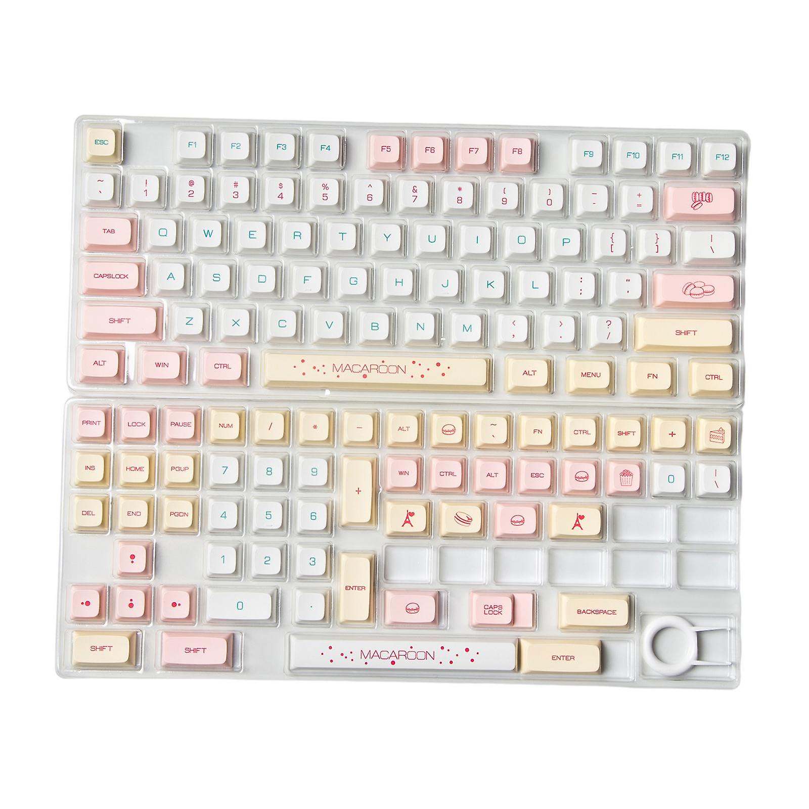 PBT Keycaps 131 Keys Kits Durable for CHERRY MX Switches Mechanical Keyboard