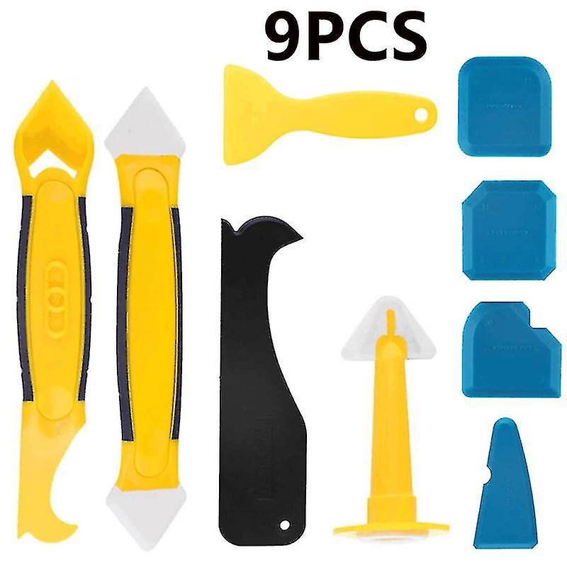 Set Of 9 Caulking Tools Sealant Handling Tools