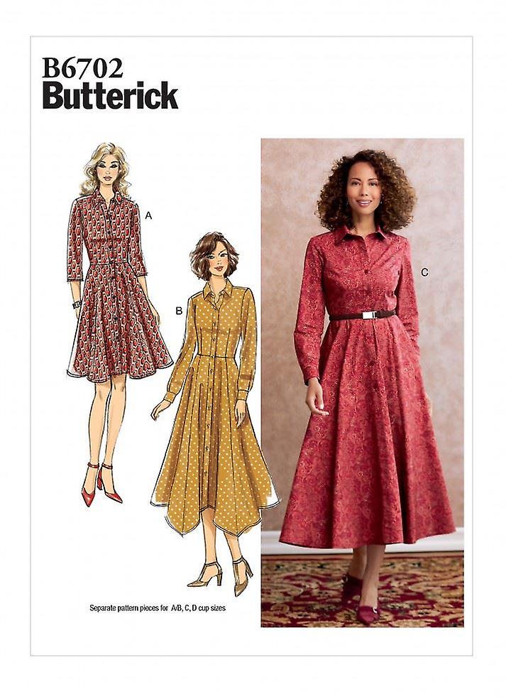 Butterick Sewing Pattern 6702 E5 (14-16-18-20-22)