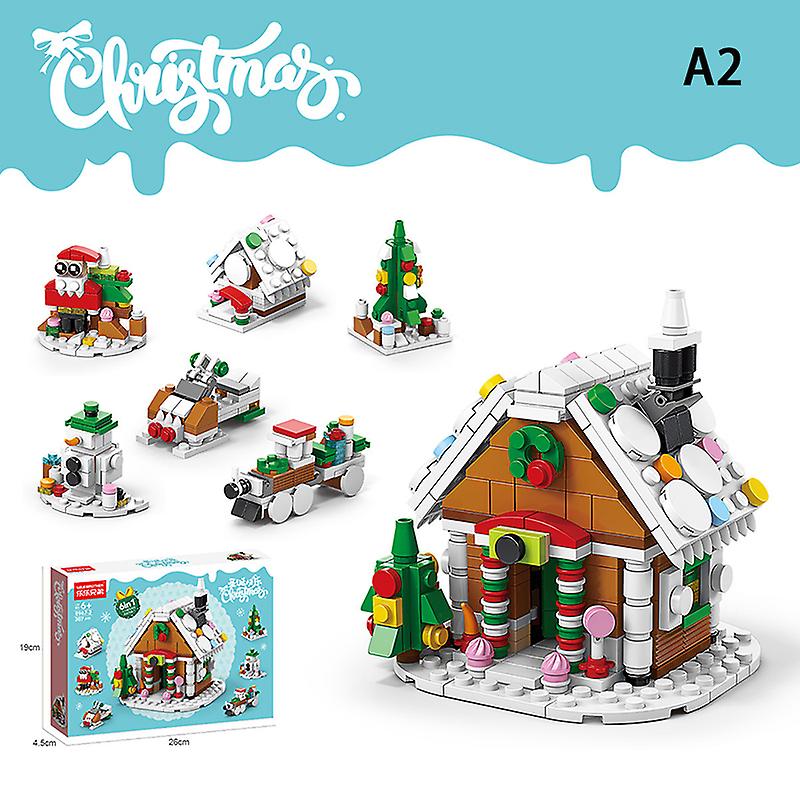2024 Christmas Series Building Blocks Box For Kids Gift 24days Christmas Advent