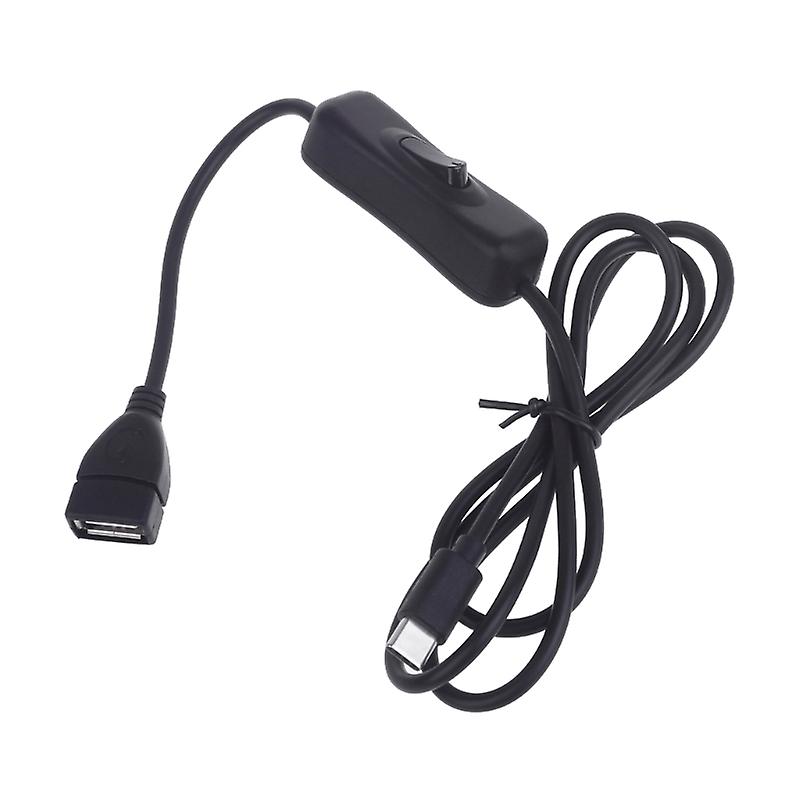 USB C til USB kvinnelig adapterkabel type C mann til USB OTG omformer