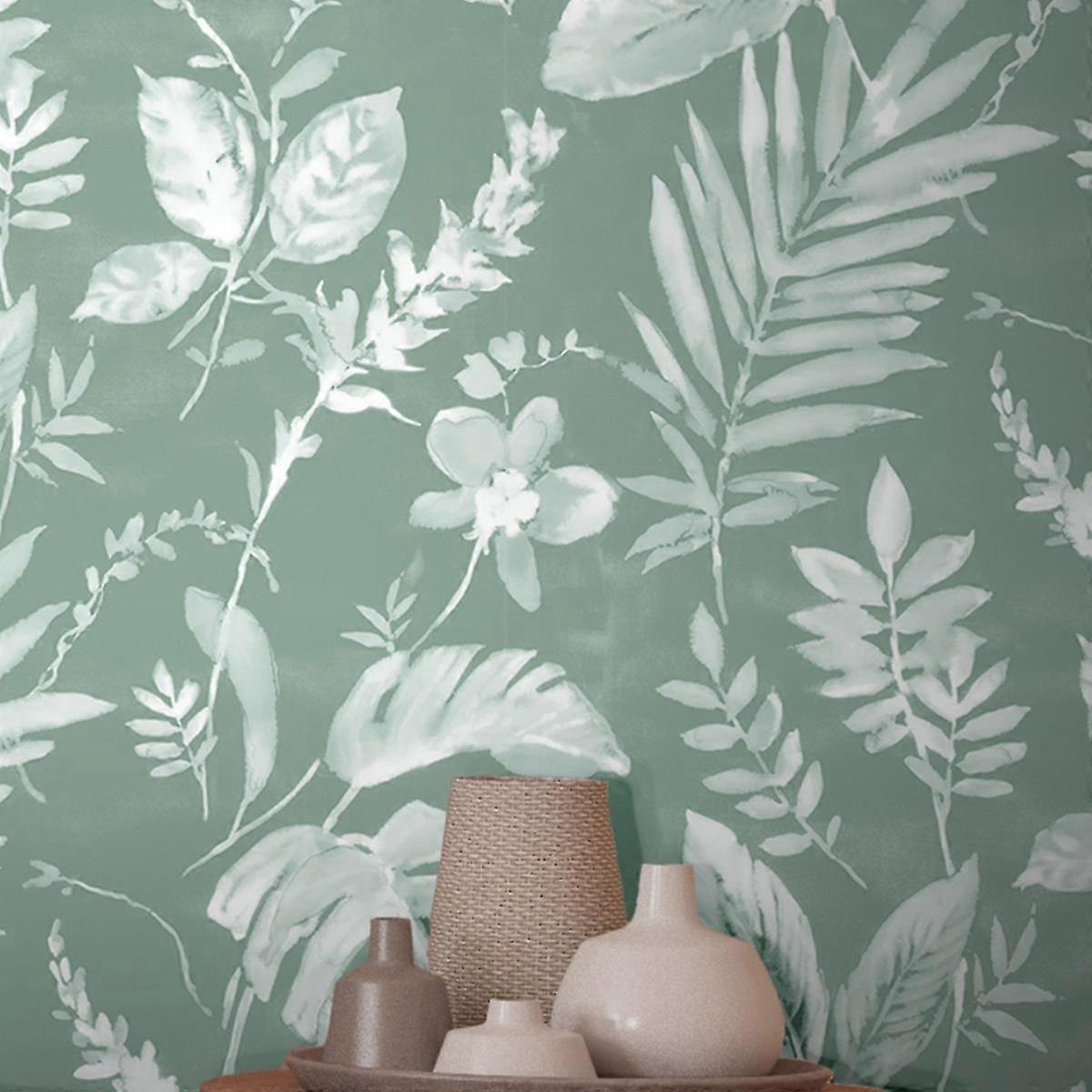 Eden Wallpaper Collection Tane Leaf Muriva
