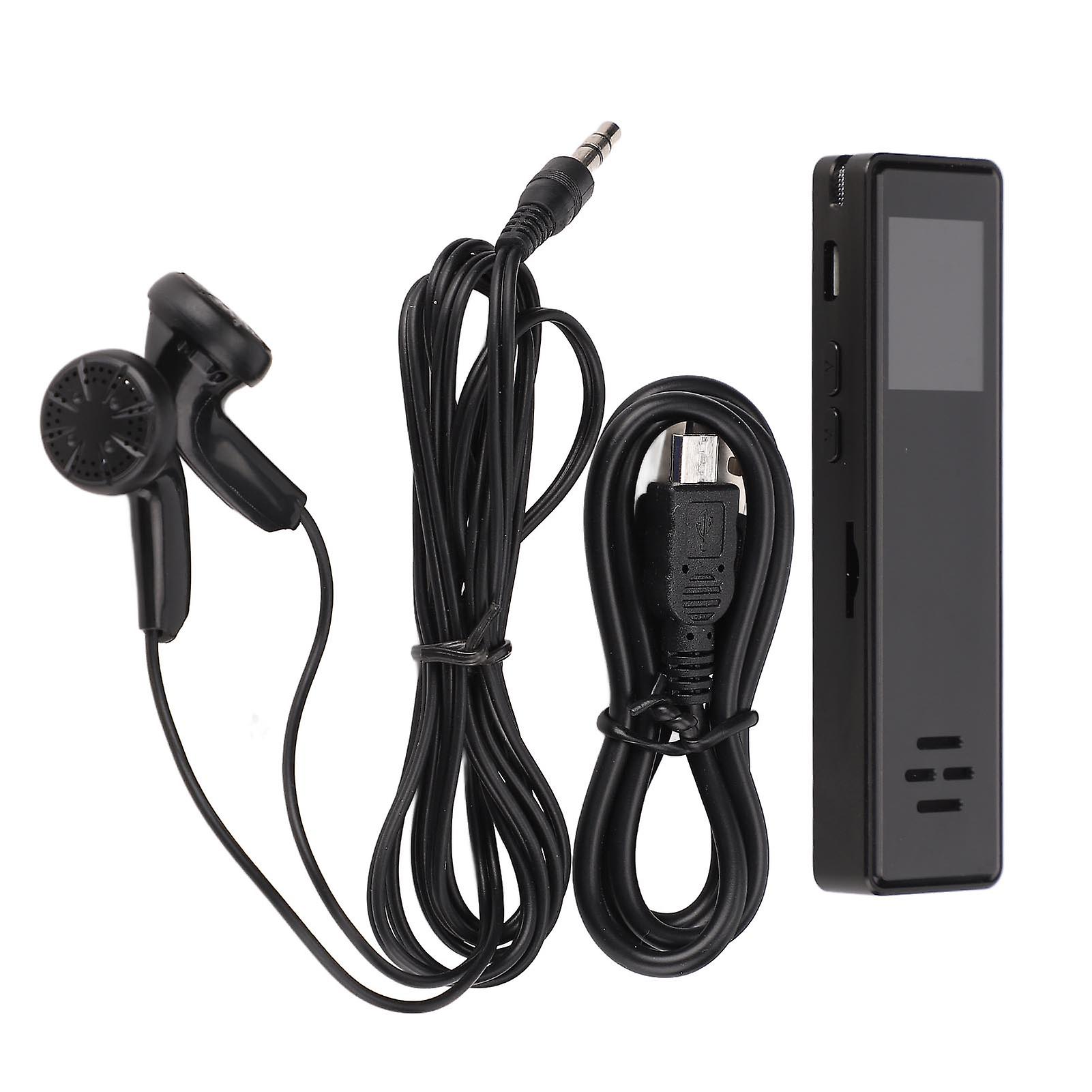 Digital Voice Recorder with DSP Noise Reduction, MP3 Playback, and 128GB Support