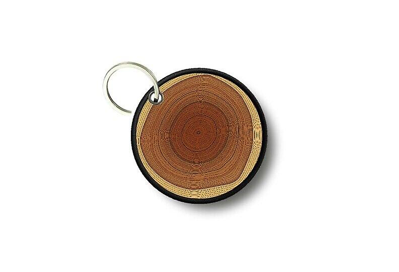 Key key door keys round double-sided wood prints