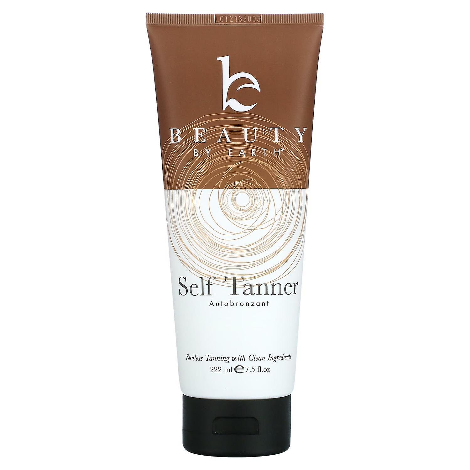 ビューティーバイアース、セルフタナー、サンレスタンニングローション、ミディアムからダーク、7.5液量オンス(222 ml)