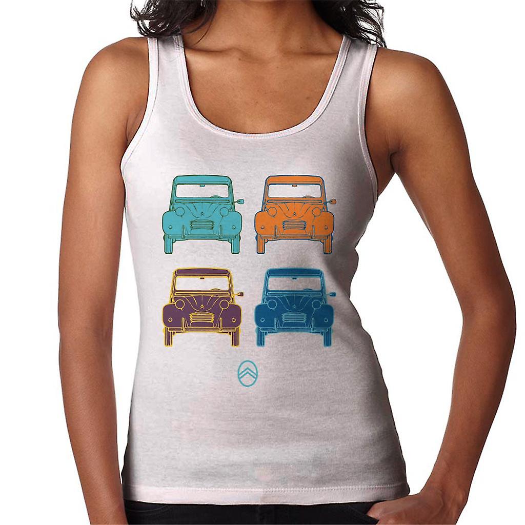 Citroen 2CV Pop Art Style Women's Vest