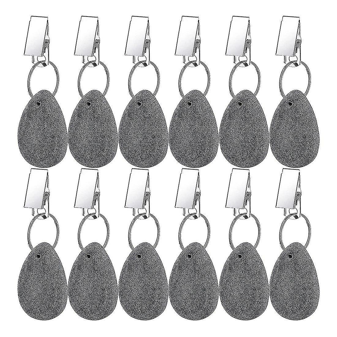 12 Pcs Tablecloth Weights Tablecloth Pendant Teardrop Shape Table Cover Weights Stone Table Weights