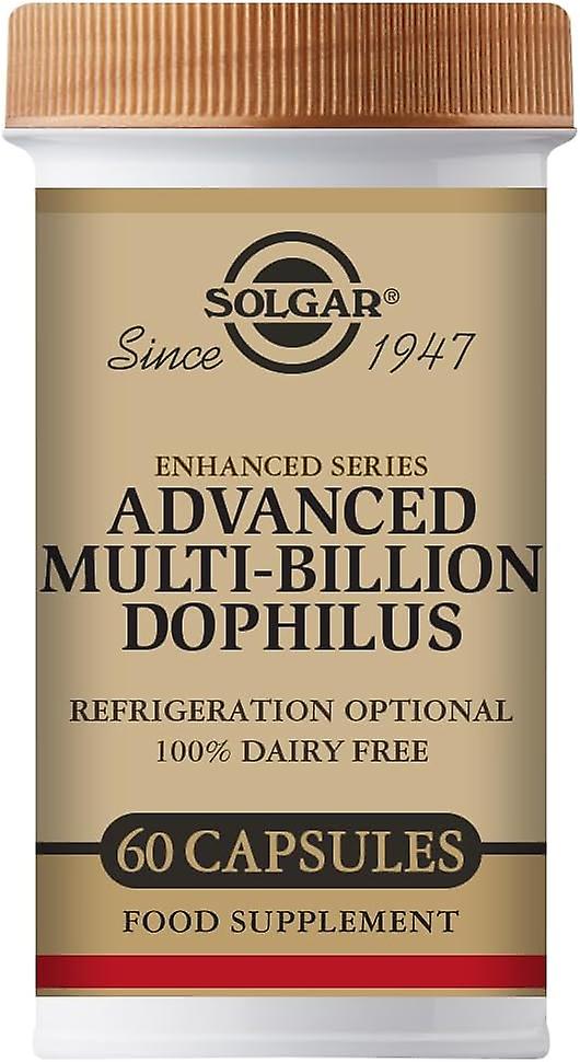 Solgar Advanced Multi-Billion Dophilus (Non-Dairy) Vegetable Capsules, 60