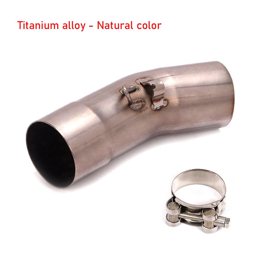 Motorcycle Exhaust Pipe Middle Link For Kawasaki Ninja 400 Z400 Z250 2017-2021 51mm Tubo de Escape Muffler System Accessories