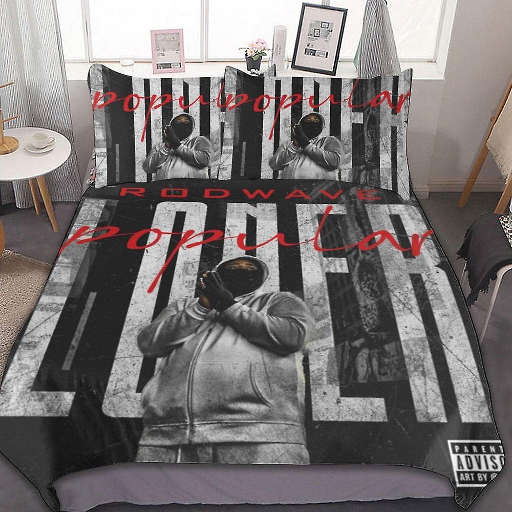 رود موجة سرير لحاف غطاء ستوكات مجموعات الفراش 3D مطبوعة خفيفة الوزن 3 قطع مجموعات المعزي ، 1 غطاء لحاف و 2 وسادة وسادة للأطفال الأولاد والبنات T