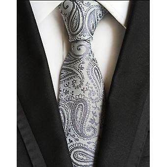 New Classic 8cm Tie for Man 100% Silk Tie Luxury Solid Color Square Dots Business Ties for Men Suit Wedding Tie Party Tie