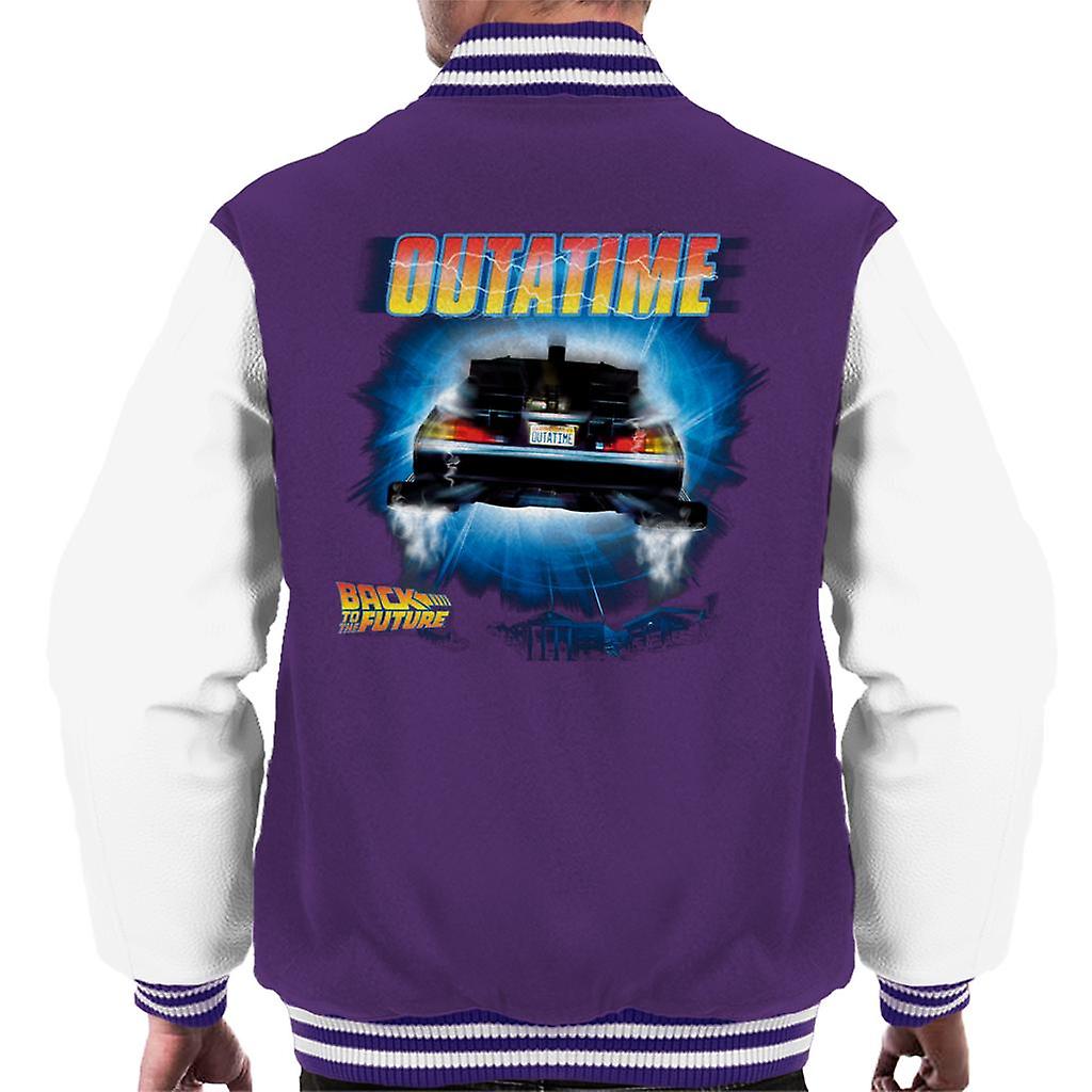 Back to the Future Outa Time Men's Varsity Jacket