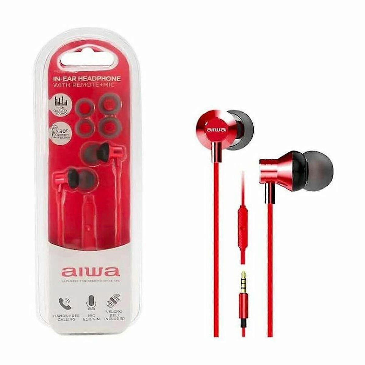 Headphones Aiwa ESTM50RD Red