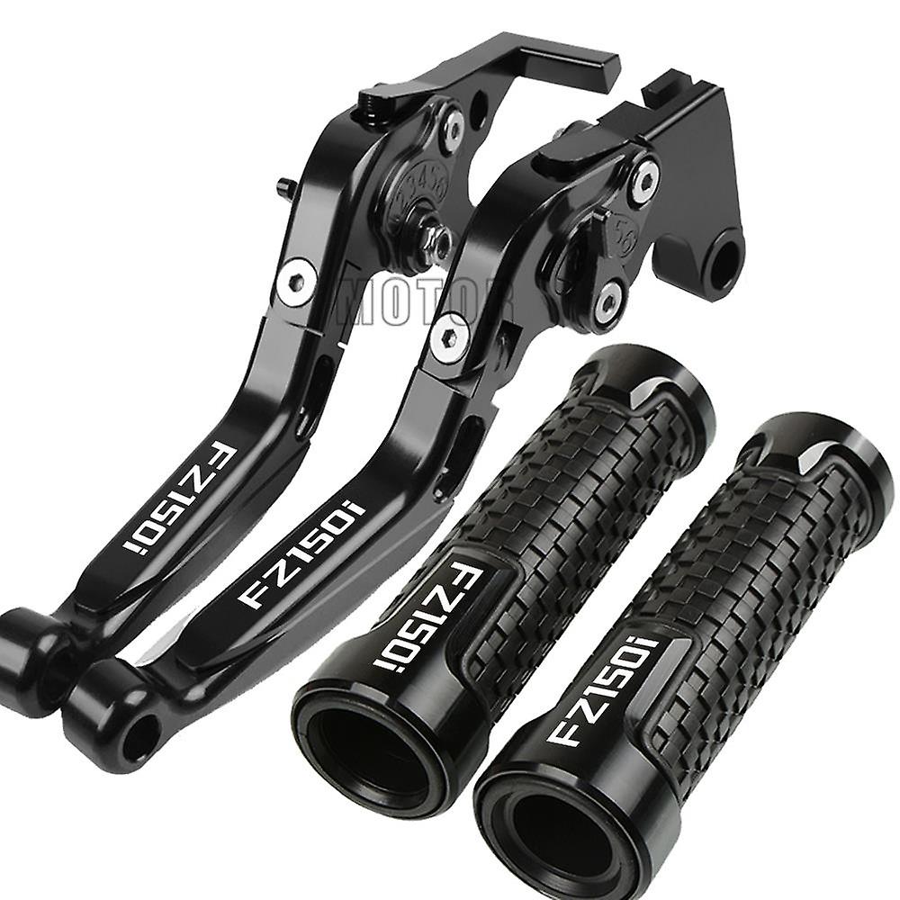 Parte Moto Regolabile Freno Frizione Leve Manubrio Manopole Maniglia Manopole Estremità Per Yamaha Fz150i 2013-2018 2015 2016 2017