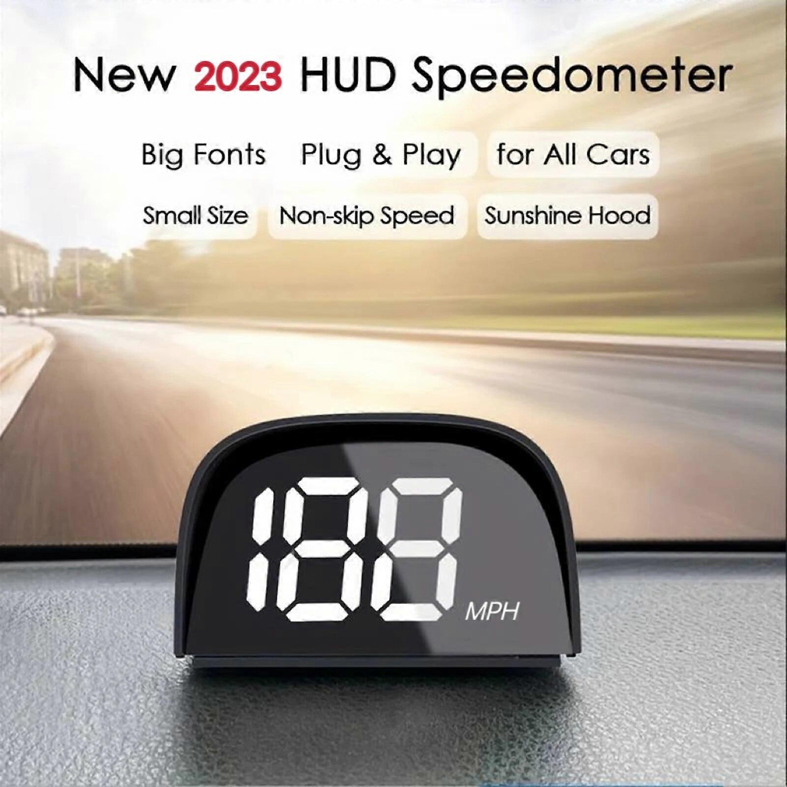 GPS HUD Digital Speedometer Display Plug and Play for All Cars Big Font Car Accessories For All Car Digital Speedometer FN9U6009