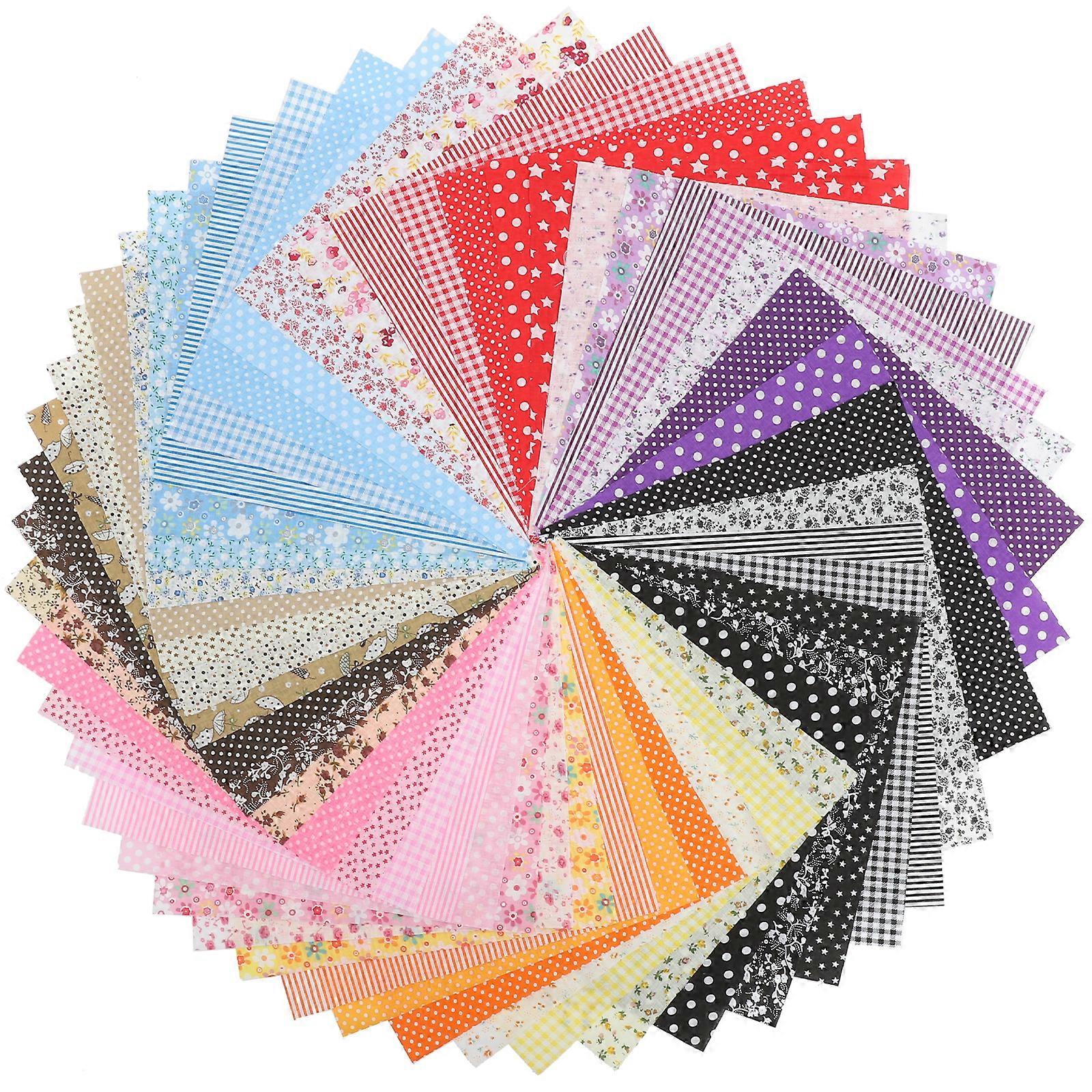 49 Pcs Impression Florale Patchwork DIY Patchwork Couture Patchwork Quilting Patchwork Matériel