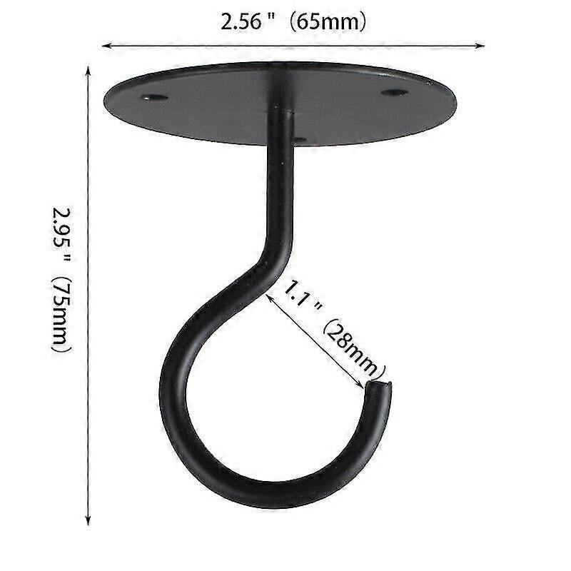GYFDYM Iron Ceiling Hooks For Wall Hanging Plants Wind Chimes Clothesline Hanger