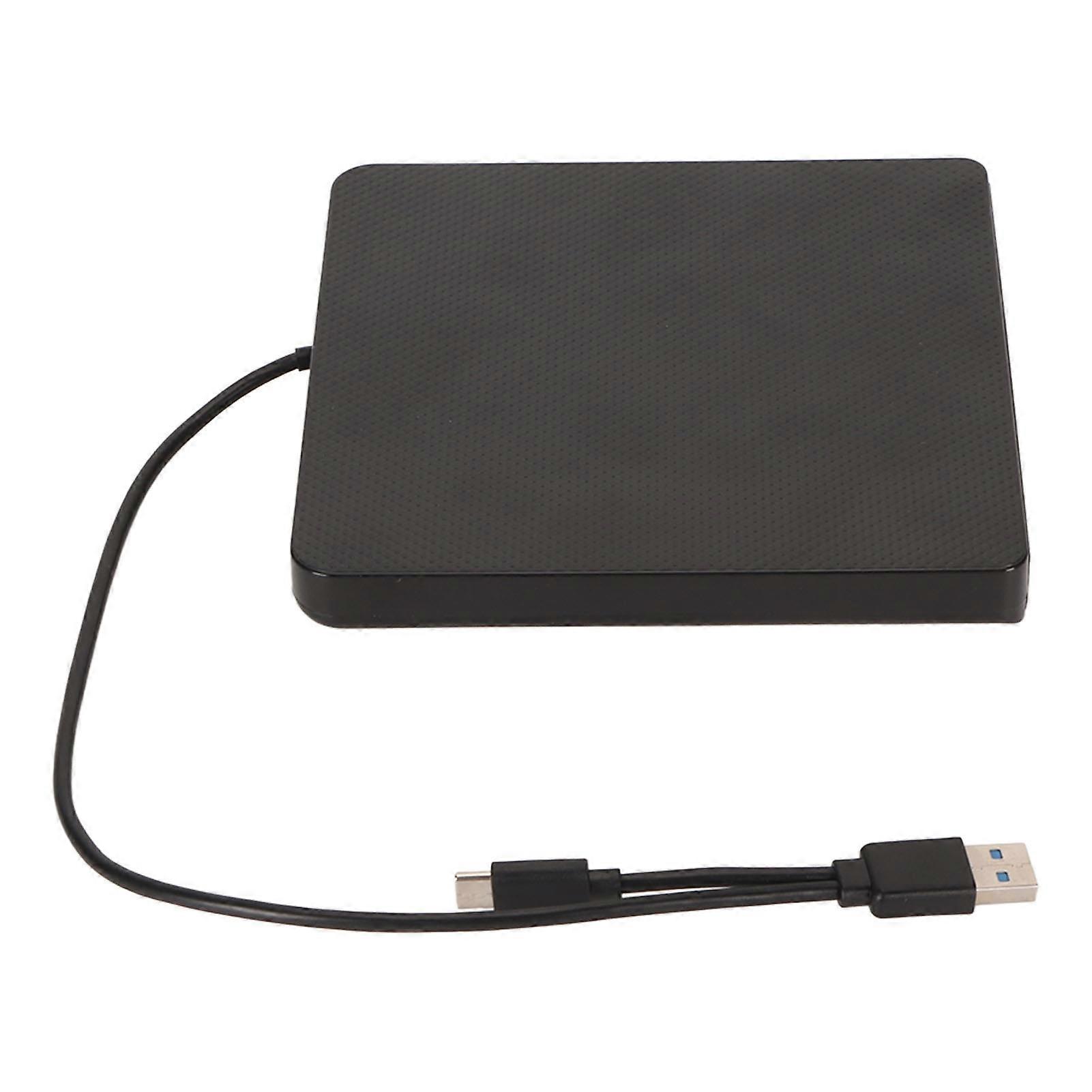 External CD DVD Drive Professional Plug and Play USB 3.0 USB C Portable Burner for Laptop Desktop PC for Windows for OS X