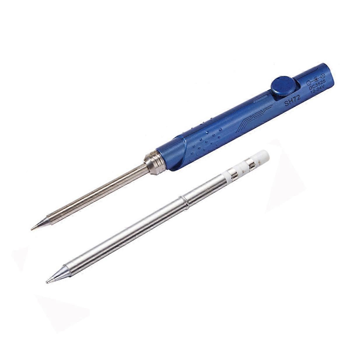 SH72 Soldering Iron 65W 12-24V 220-400 Adjustable Temperature SH72 B2 Welding Tool Not T12 Dark Blue