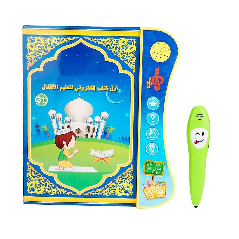 Livre sonore anglais et arabe & Smart Logic Pen Enfants Jouet d’interaction éducative