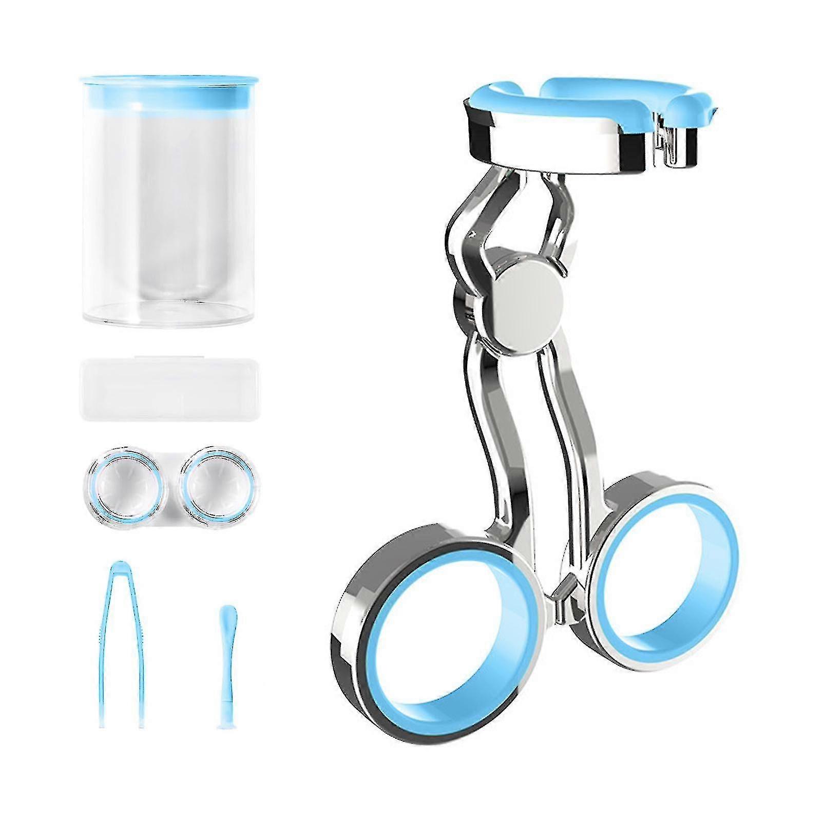 1 Set Contact Lens Aid Contact Lens Insertion And Remover Tool High Elasticity Silicone Center Axis Control ComCompatibletable Handle Contact Lens Acc